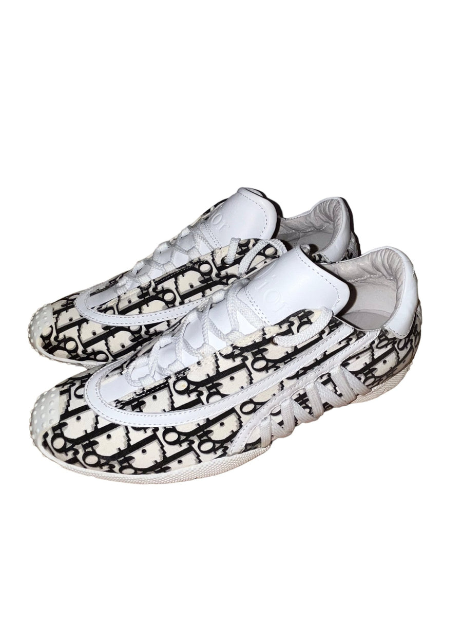 Christian Dior Rare John Galliano Trotter Vintage Blue Monogram