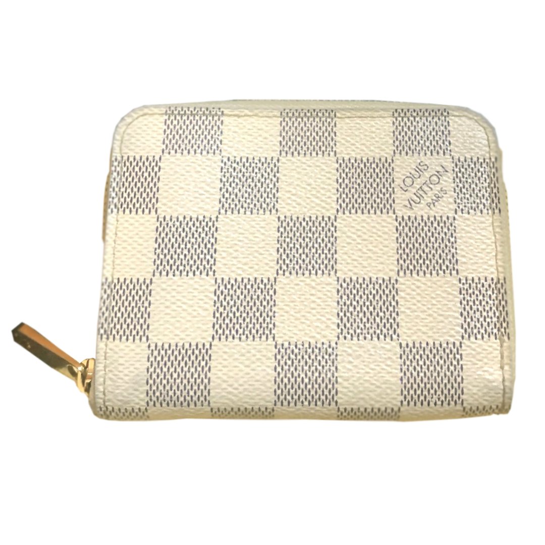 Louis Vuitton Damier Azur Canvas Zippy Coin Purse Wallet – V & G