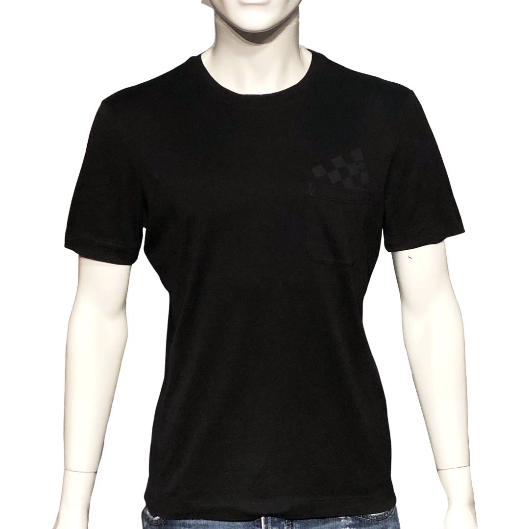 Louis Vuitton Men's Black Damier Pocket T-Shirt, Size S (Small) – V & G  Luxe Boutique