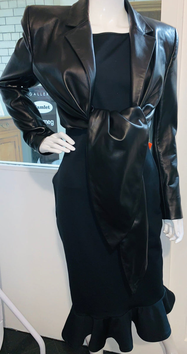 Off white leather jacket sale virgil
