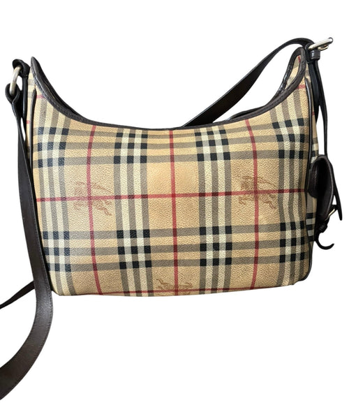 Burberry Haymarket Check Hobo Bag - V & G Luxe Boutique