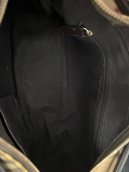 Burberry Haymarket Check Hobo Bag - V & G Luxe Boutique