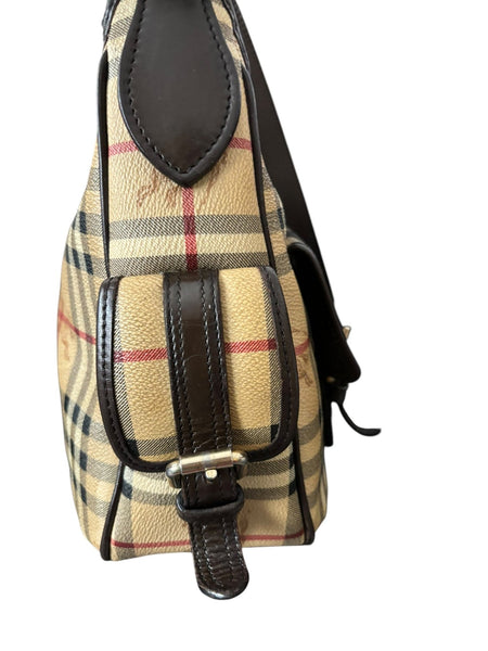 Burberry Haymarket Check Hobo Bag - V & G Luxe Boutique