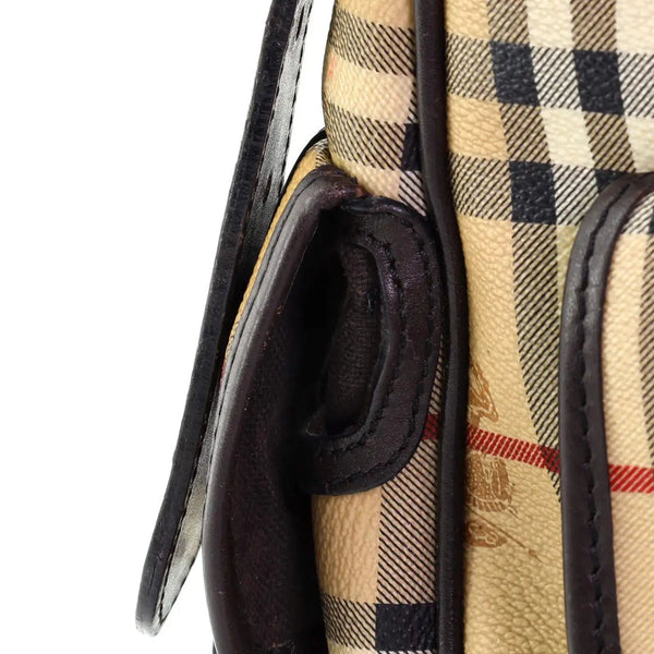 Burberry Haymarket Check Hobo Bag - V & G Luxe Boutique