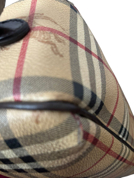 Burberry Haymarket Check Hobo Bag - V & G Luxe Boutique