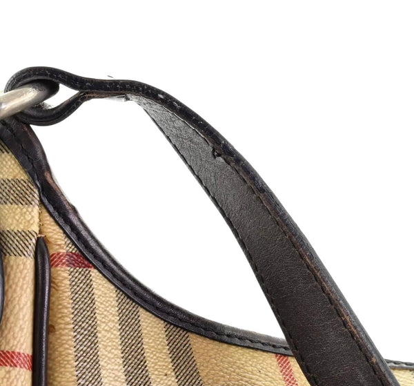 Burberry Haymarket Check Hobo Bag - V & G Luxe Boutique