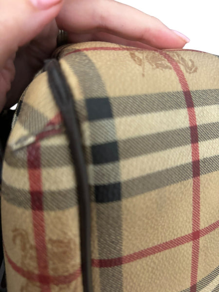 Burberry Haymarket Check Hobo Bag - V & G Luxe Boutique