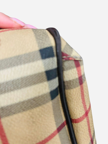 Burberry Haymarket Check Hobo Bag - V & G Luxe Boutique