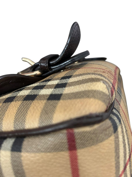 Burberry Haymarket Check Hobo Bag - V & G Luxe Boutique