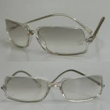 Chanel Clear CC Rhinestone Logo Sunglassses - V & G Luxe Boutique