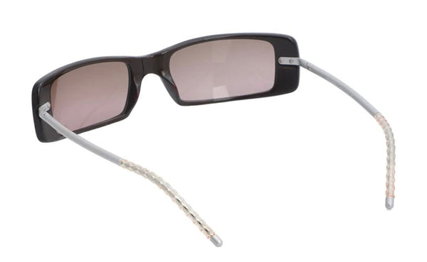 Chanel Vintage Brown Logo Wrap Sunglasses Y2K - V & G Luxe Boutique