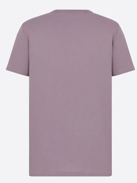 Dior CD Logo Rose Violet T-Shirt - V & G Luxe Boutique