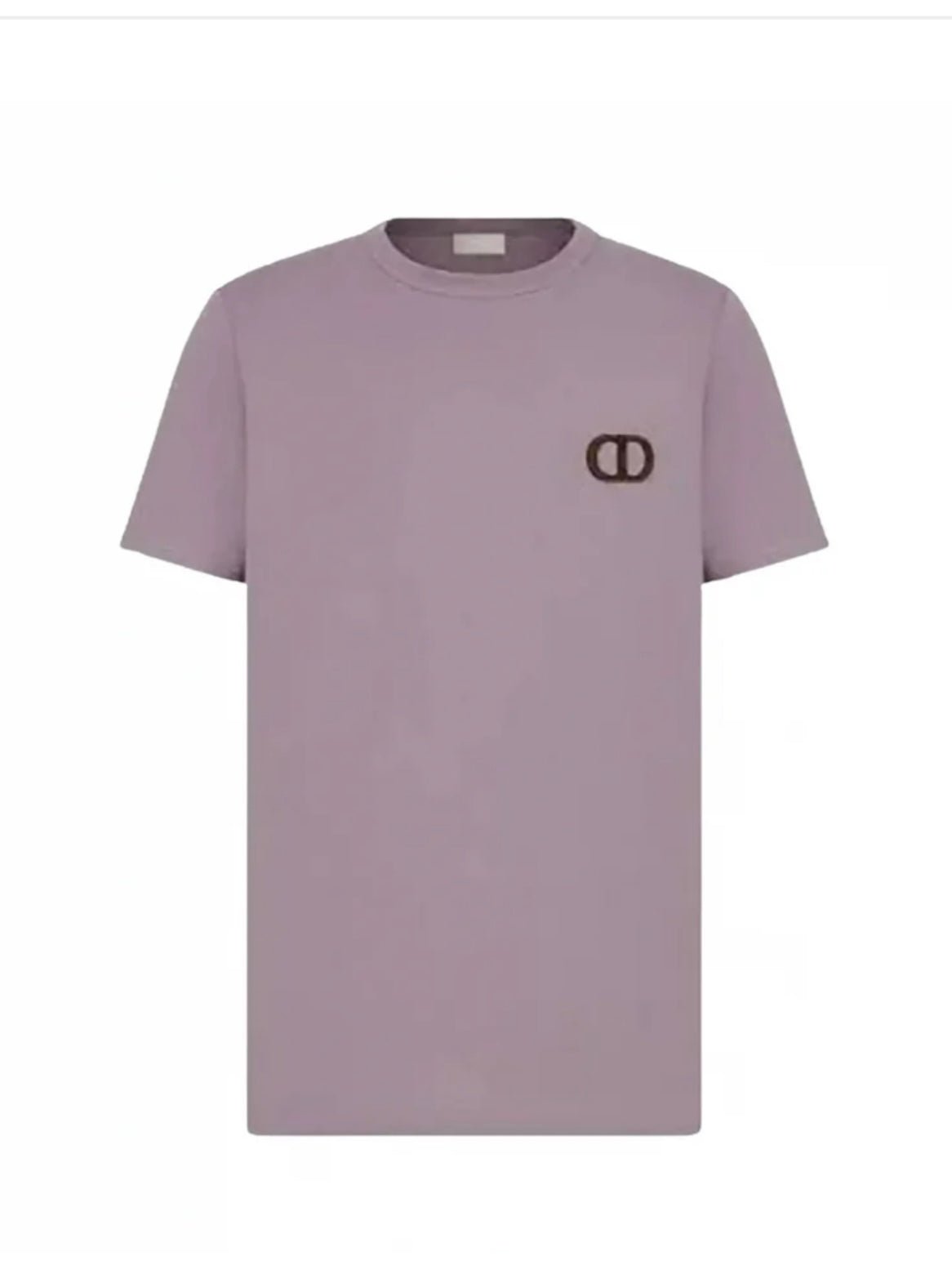 Dior CD Logo Rose Violet T-Shirt - V & G Luxe Boutique