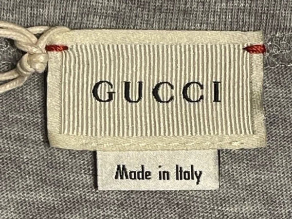 Gucci Kids Unisex BNWT Grey Tennis Logo T-Shirt - V & G Luxe Boutique