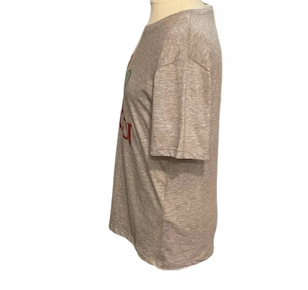 Gucci Kids Unisex BNWT Grey Tennis Logo T-Shirt - V & G Luxe Boutique