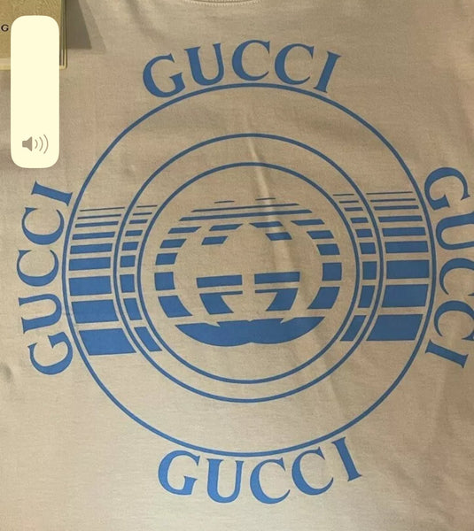 Gucci Kids Unisex BNWT Ivory Disk Print T-Shirt - V & G Luxe Boutique