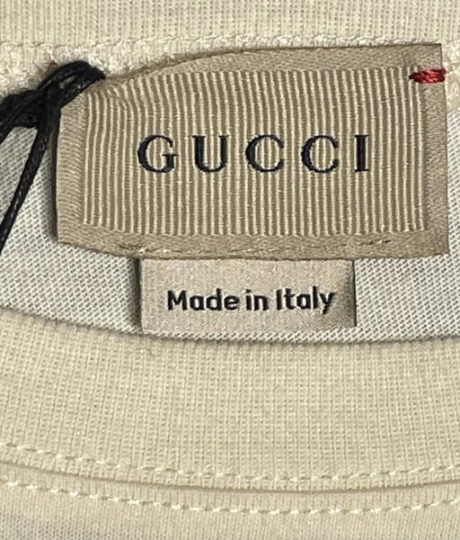 Gucci Kids Unisex BNWT Ivory Disk Print T-Shirt - V & G Luxe Boutique