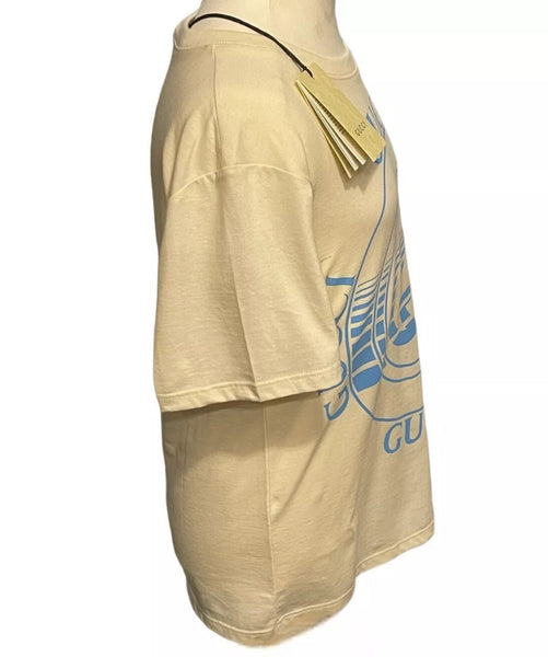 Gucci Kids Unisex BNWT Ivory Disk Print T-Shirt - V & G Luxe Boutique