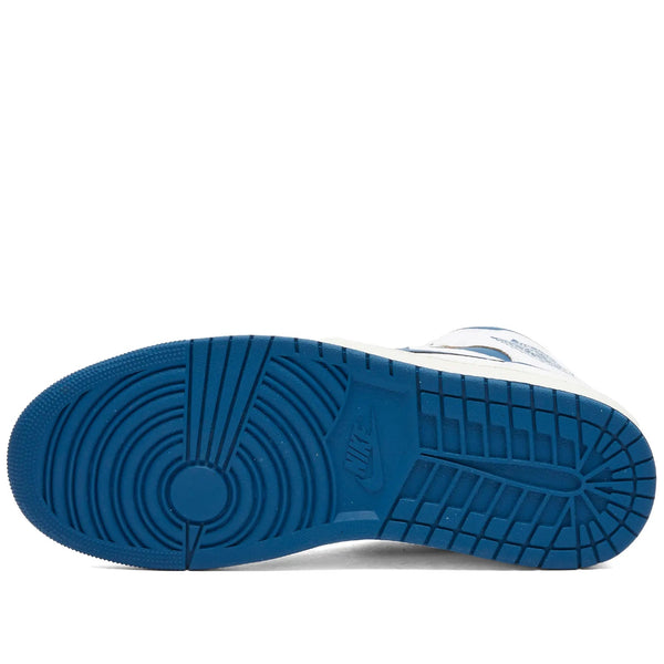 Nike Air Jordan 1 Mid Industrial Blue Trainers - V & G Luxe Boutique