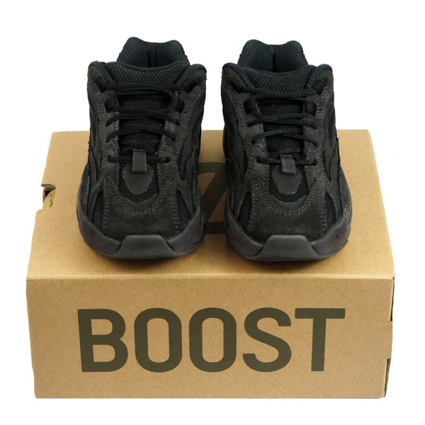 Adidas Kids Yeezy Boost 700 Black Trainers, UK Size 10 - V & G Luxe Boutique