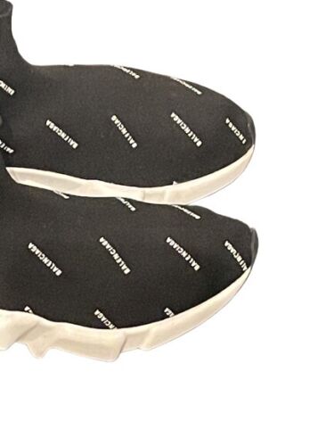 Balenciaga Speed 2.0 Recycled Knit Sneaker allover logo Size EU 37 UK 4 RRP £735 - V & G Luxe Boutique