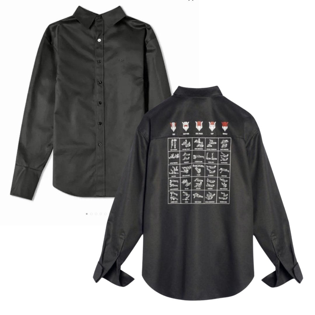 Balenciaga Unisex Black Shacket Oversized Jacket, UK Size XL - V & G Luxe Boutique