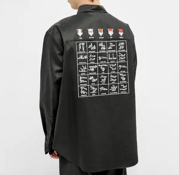 Balenciaga Unisex Black Shacket Oversized Jacket, UK Size XL - V & G Luxe Boutique