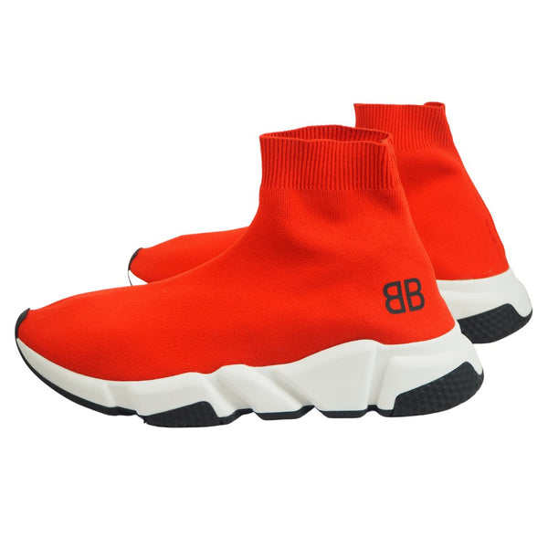 Balenciaga Unisex Red Capsule BB Speed Stretch-Knit Trainers, UK Size 7 - V & G Luxe Boutique