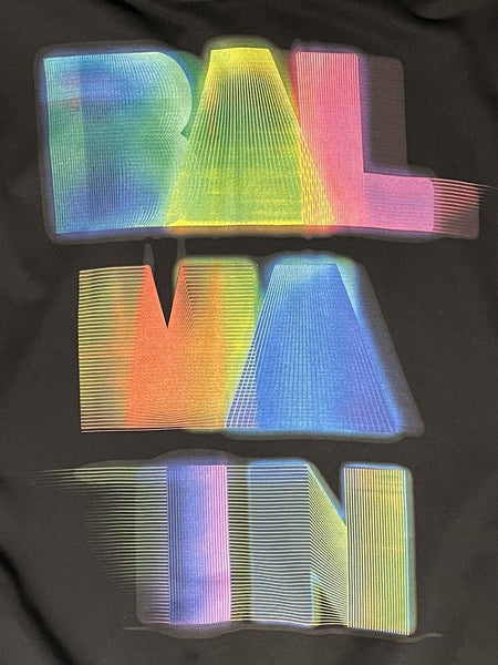 Balmain Unisex Black & Multicolour Oversized XS Hoodie - V & G Luxe Boutique