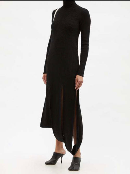 Bottega Veneta Black Dot Leather Mules - V & G Luxe Boutique