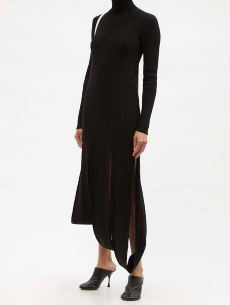 Bottega Veneta Black Dot Leather Mules - V & G Luxe Boutique