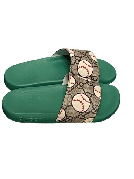 Baseball gucci slides Clearance