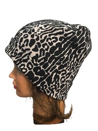 Brand New Burberry Tartan With Leopard Print Wool Beanie Hat Size 8-12 Yrs RRP £150 - V & G Luxe Boutique