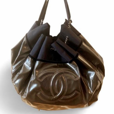 Brand New Chanel Signature CC Logo Large Hobo Tote Bag - V & G Luxe Boutique