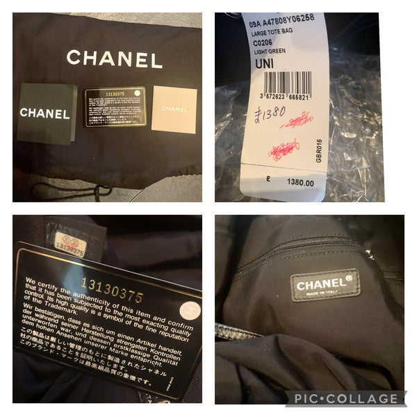 Brand New Chanel Signature CC Logo Large Hobo Tote Bag - V & G Luxe Boutique
