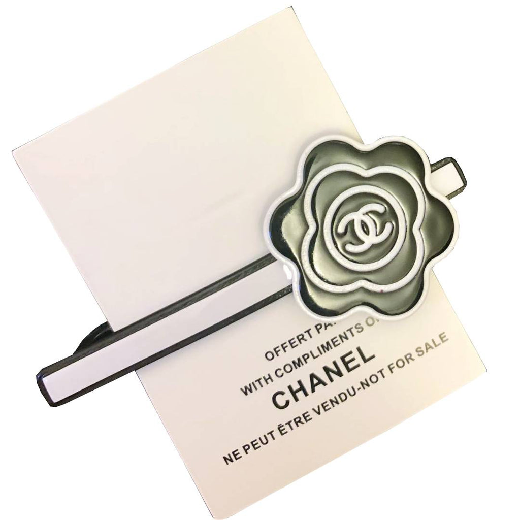 Brand New Chanel VIP Monochrome Hair Clip – V & G Luxe Boutique