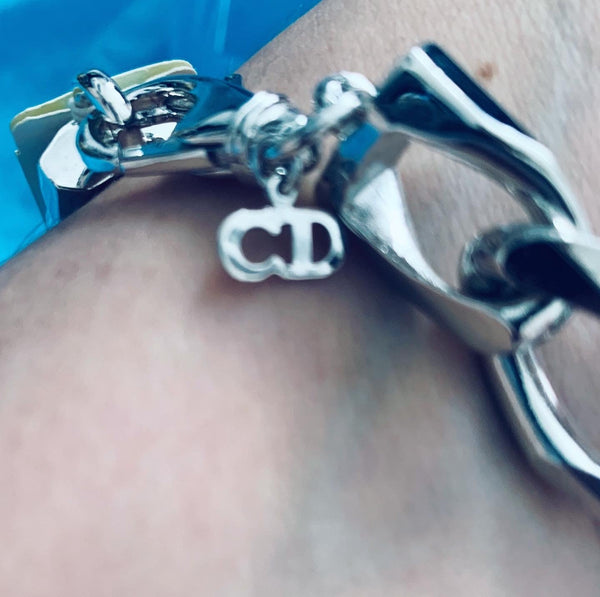 Brand New Christian Dior Silver Bracelet - V & G Luxe Boutique