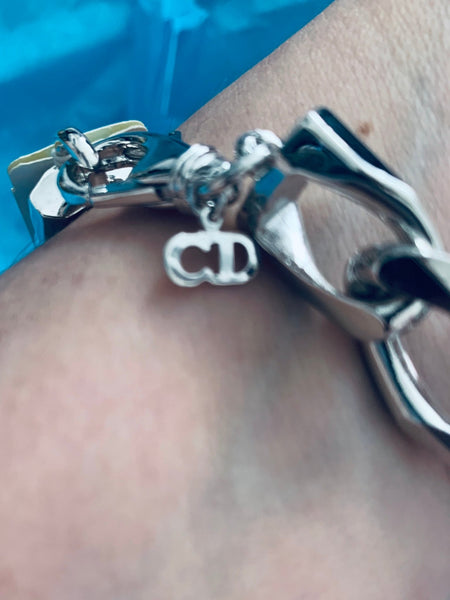 Brand New Christian Dior Silver Bracelet - V & G Luxe Boutique