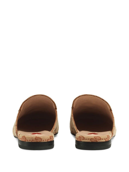 Brand New Gucci Princetown Beige Slip On Mules, UK Size 6 - V & G Luxe Boutique