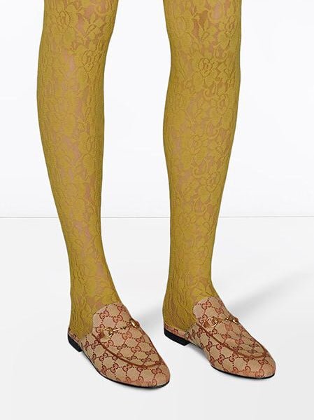 Brand New Gucci Princetown Beige Slip On Mules, UK Size 6 - V & G Luxe Boutique