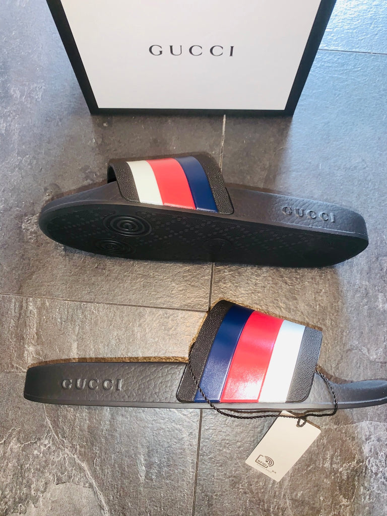 Gucci slides red and blue deals