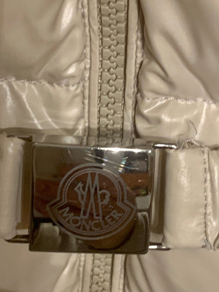 Brand New Moncler Enfant Kids Baby Jean Unisex Fur Hood Belted Snowsuit, 12-18 Months - V & G Luxe Boutique