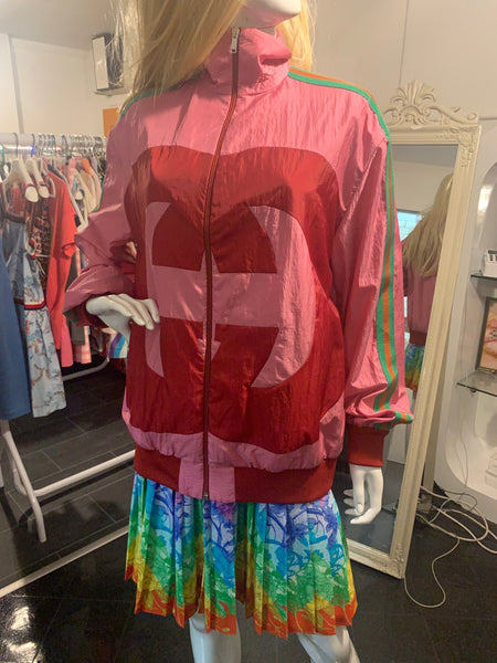 Brand New Women's Gucci GG Pink Jacket, Size 8-10 - V & G Luxe Boutique