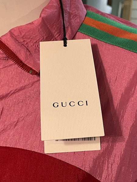 Brand New Women's Gucci GG Pink Jacket, Size 8-10 - V & G Luxe Boutique