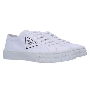 Brand New Women's Prada White Chunky Wheel Low Sneakers / Pumps, UK Size 5 - V & G Luxe Boutique