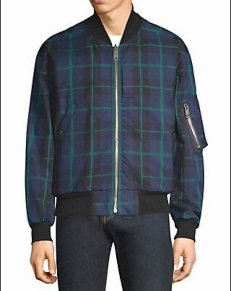 Burberry Reversible Checked and Black Bomber Jacket - V & G Luxe Boutique