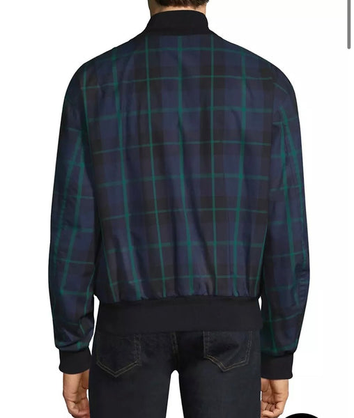 Burberry Reversible Checked and Black Bomber Jacket - V & G Luxe Boutique