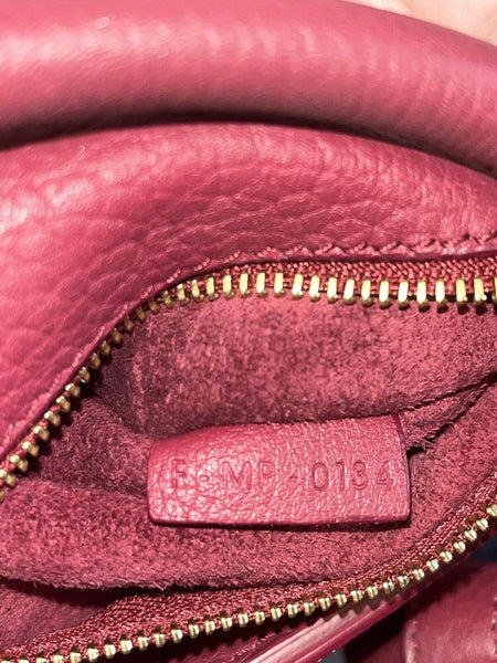 Celine Tie Knot Tote Burgundy Handbag & Matching Pouch RRP £3500 - V & G Luxe Boutique