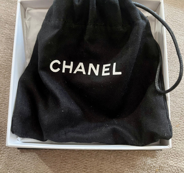 Chanel CC Crystal-Embellished Brooch - V & G Luxe Boutique