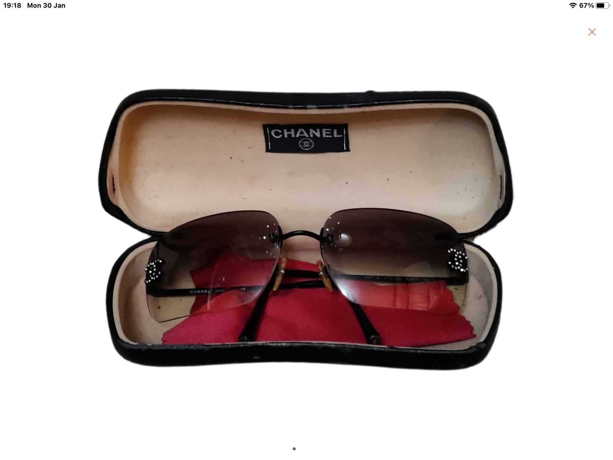 Chanel CC Diamante Vintage Sunglasses – V & G Luxe Boutique